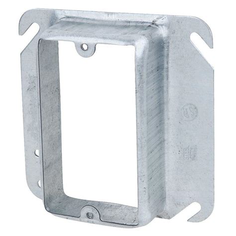 mud ring electric box install metal|square to round mud ring.